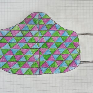 Kunst-Aufgabe Zeichne einen Mundschutz