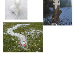 Schneeskulptur